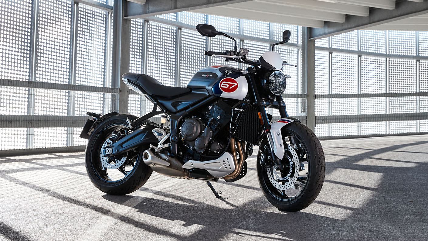 Nieuwe Trident 660 Triple Tribute Edition For the Ride